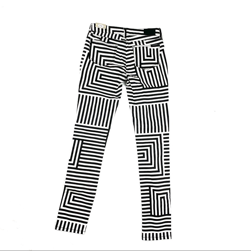 Kate Spade Saturday White& Black Jeans SZ 25 - Picture 4 of 8